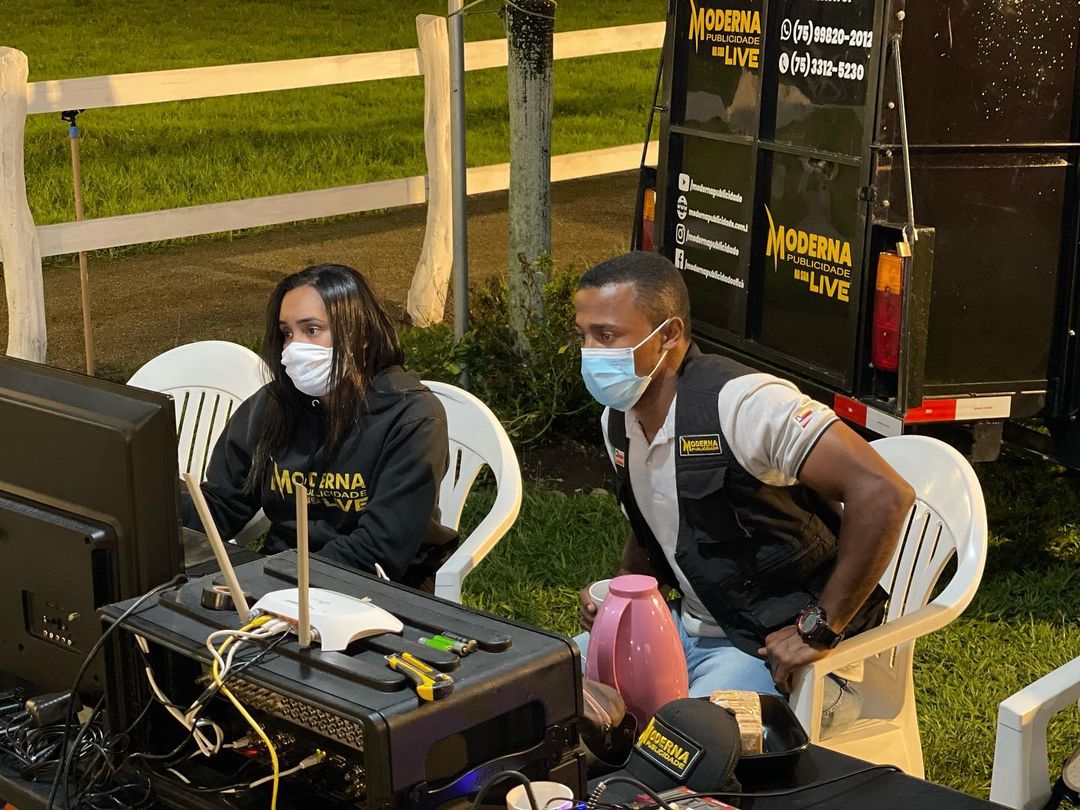 Moderna Publicidade realiza lives dos Haras Tomba Surrão e Tanque Novo em Jacobina